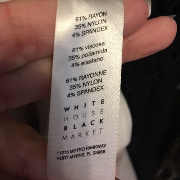 WHBM Ecru Ponte Pants - Picture 5 of 6